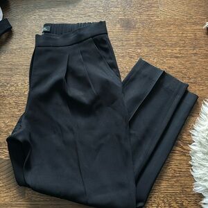 Babaton Pleated Straight Leg Dress Pant